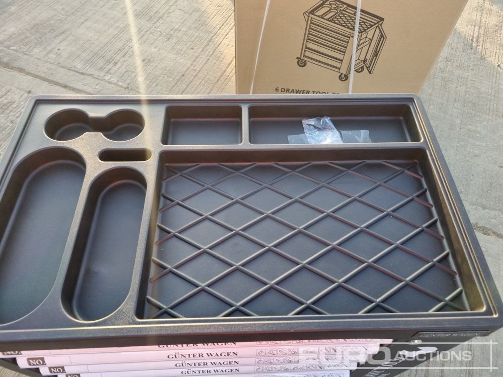 Оборудование для гаражей/ Мастерских Unused Germany Tools Tools Trolley, 220Pcs, Complete with Tools, 6 Drawers  / Carro Porta Herramientas Completo, 6 Cajones: фото 9
