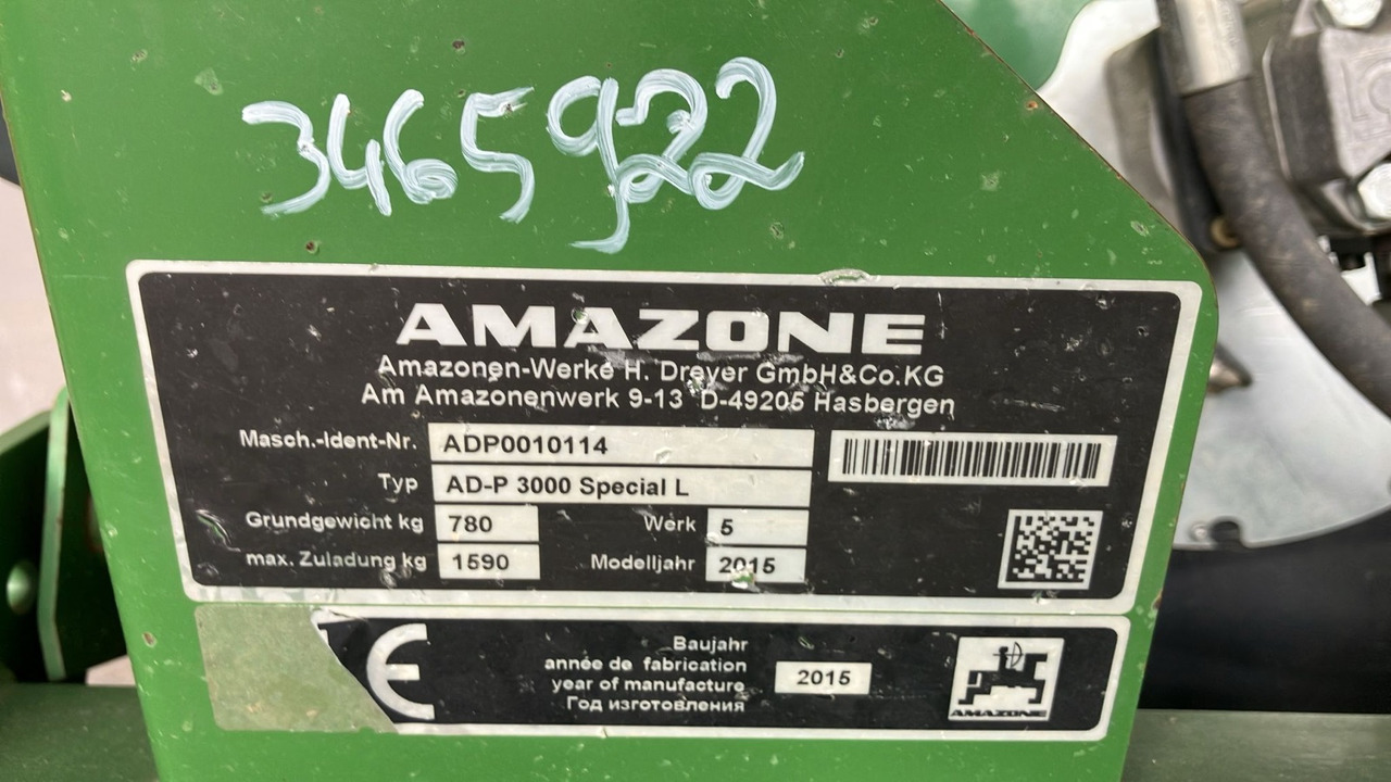 Amazone AD-P 3000 Spezial - Сеялка: фото 2 Amazone AD-P 3000 Spezial - Сеялка: фото 2