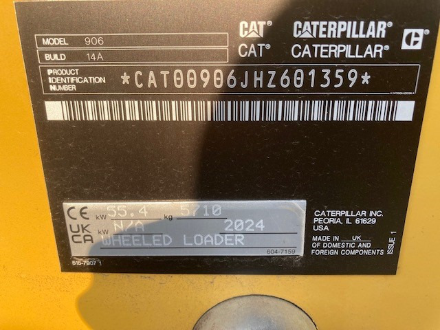 Caterpillar 906-14A - Колёсный погрузчик: фото 2 Caterpillar 906-14A - Колёсный погрузчик: фото 2