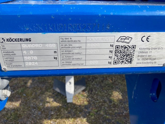 Köckerling Quadro 400 - Культиватор: фото 2 Köckerling Quadro 400 - Культиватор: фото 2
