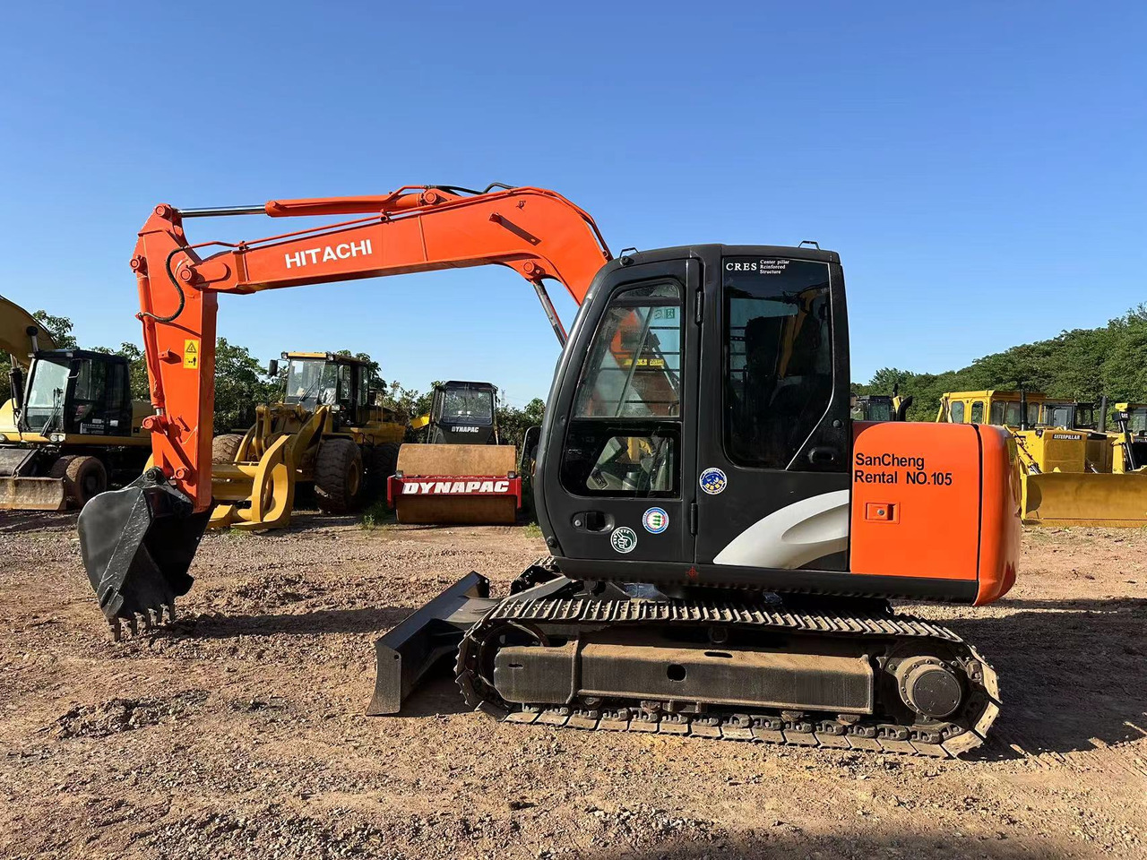 Hitachi ZX70 mini excavator - Мини-экскаватор: фото 4 Hitachi ZX70 mini excavator - Мини-экскаватор: фото 4