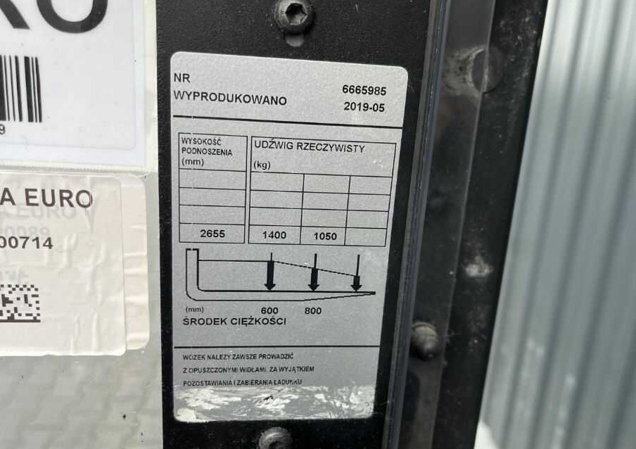 Штабелер BT SWE140: фото 8