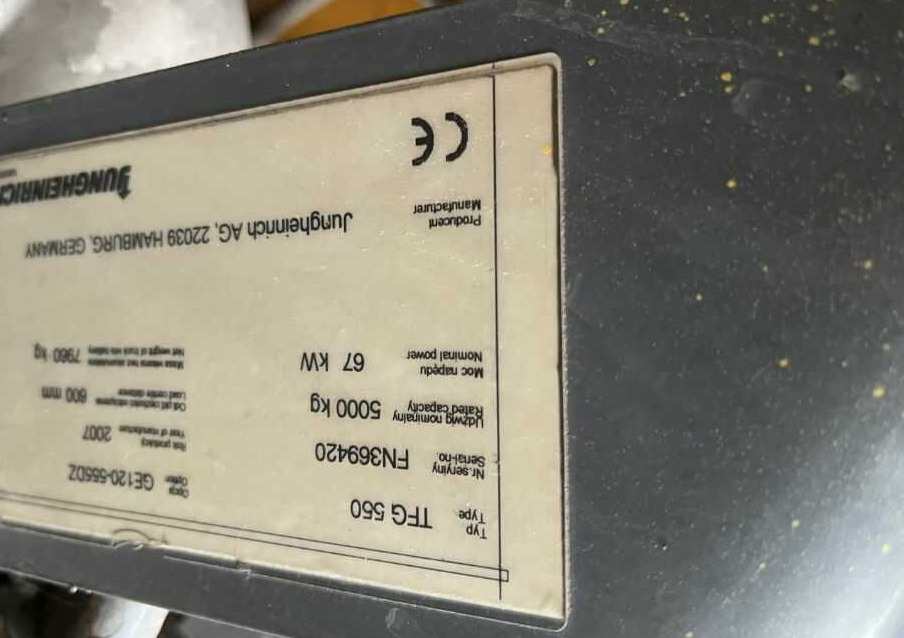 Газовый погрузчик Jungheinrich TFG550: фото 8 Газовый погрузчик Jungheinrich TFG550: фото 8