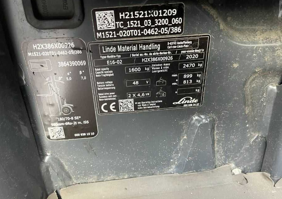 Linde E16-02 - Электропогрузчик: фото 4 Linde E16-02 - Электропогрузчик: фото 4