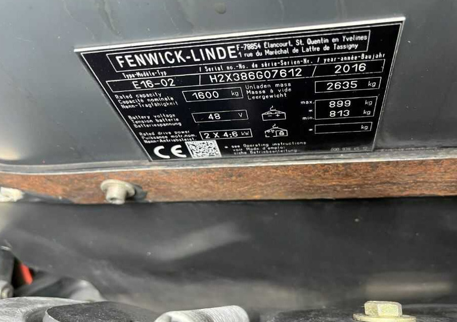Linde E16C-02 - Электропогрузчик: фото 4 Linde E16C-02 - Электропогрузчик: фото 4