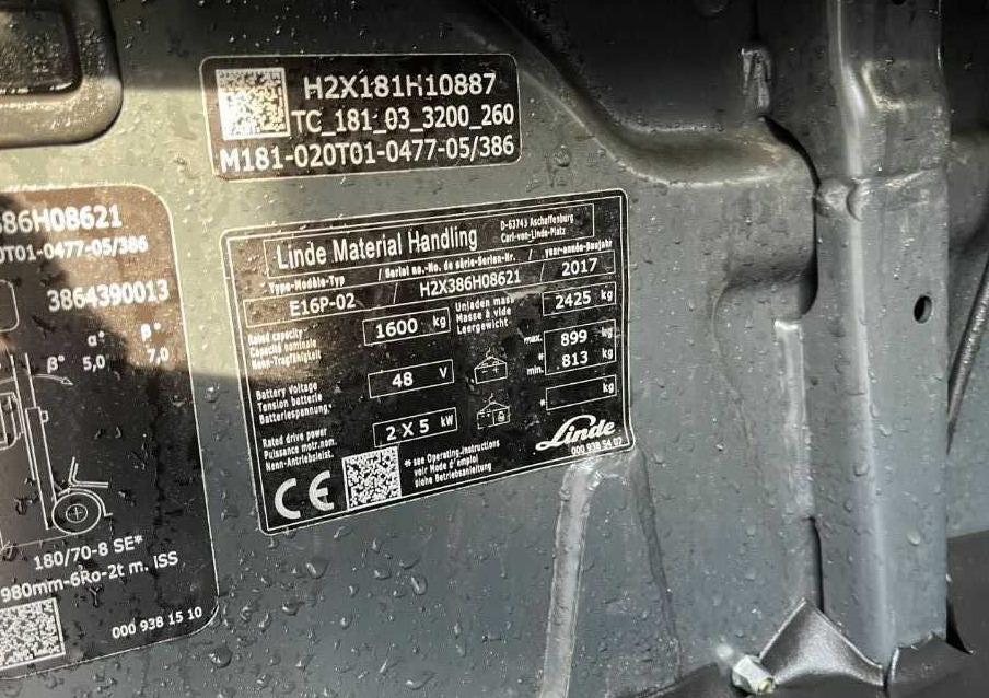 Linde E16P-02 - Электропогрузчик: фото 4 Linde E16P-02 - Электропогрузчик: фото 4