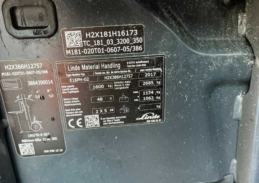 Linde E16PH-02 - Электропогрузчик: фото 4 Linde E16PH-02 - Электропогрузчик: фото 4