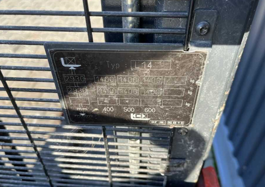 Linde L14 - Штабелер: фото 5 Linde L14 - Штабелер: фото 5