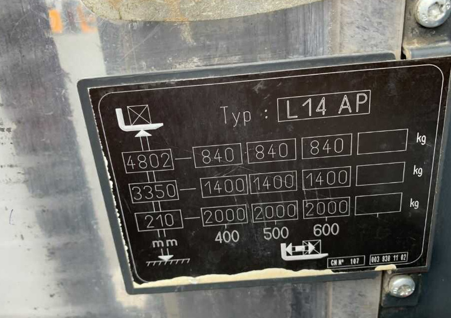 Linde L14AP - Штабелер: фото 4 Linde L14AP - Штабелер: фото 4