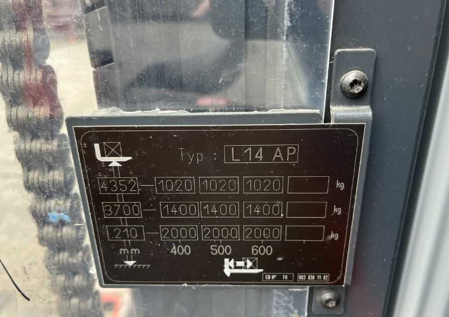 Linde L14AP - Штабелер: фото 5 Linde L14AP - Штабелер: фото 5