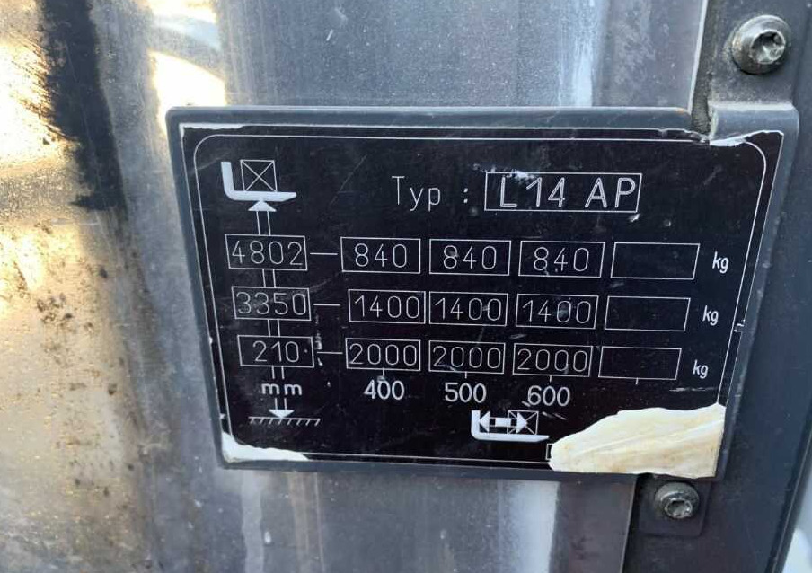 Штабелер Linde L14AP: фото 6