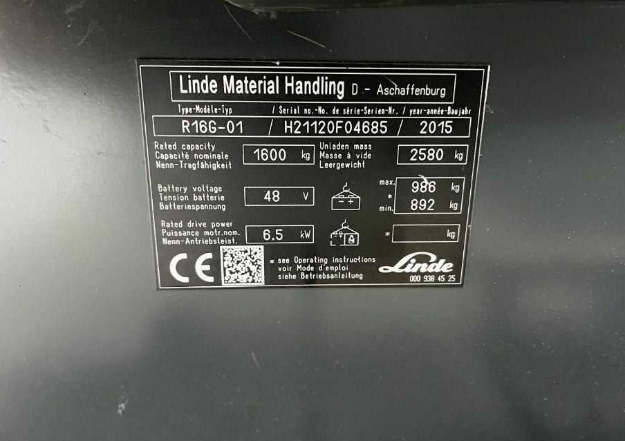 Linde R16G - Ричтрак: фото 4 Linde R16G - Ричтрак: фото 4