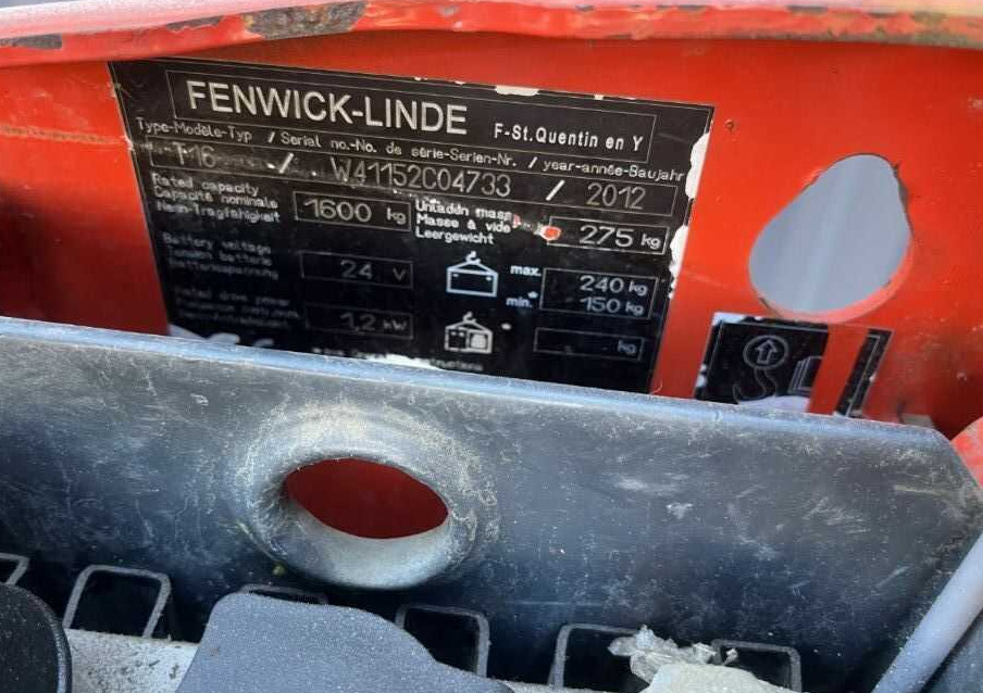 Linde T16 - Тележка: фото 4 Linde T16 - Тележка: фото 4