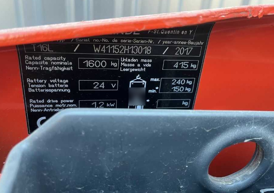 Linde T16L - Тележка: фото 4 Linde T16L - Тележка: фото 4