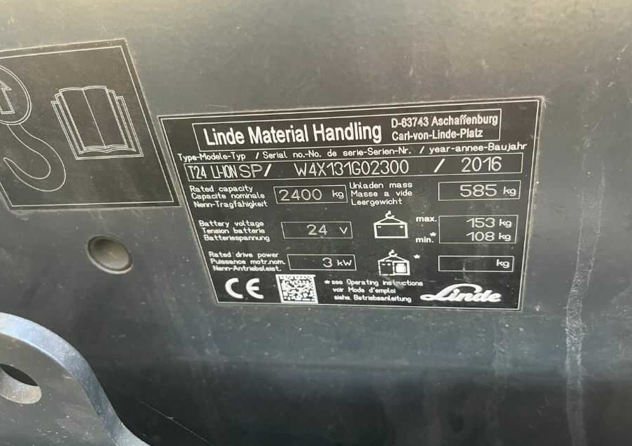 Linde T24SP - Тележка: фото 4 Linde T24SP - Тележка: фото 4