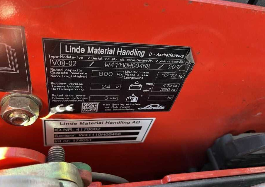 Linde V08 - Сборщик заказов: фото 4 Linde V08 - Сборщик заказов: фото 4