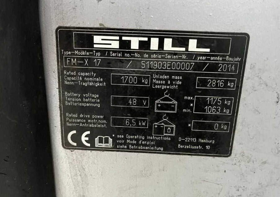 Still FM-X17 - Ричтрак: фото 4 Still FM-X17 - Ричтрак: фото 4