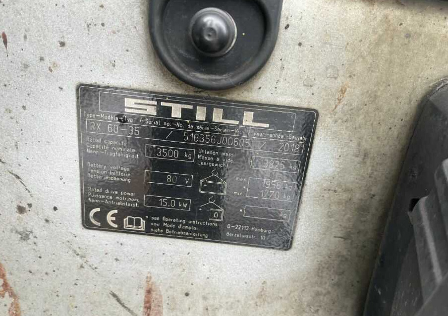 Still RX60-35 - Электропогрузчик: фото 4 Still RX60-35 - Электропогрузчик: фото 4