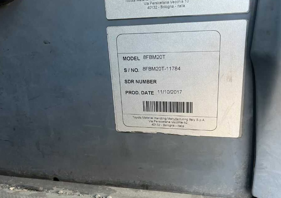 Toyota 8FBM20T - Электропогрузчик: фото 5 Toyota 8FBM20T - Электропогрузчик: фото 5