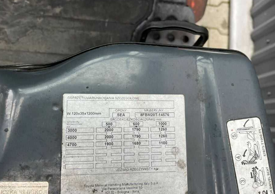 Toyota 8FBM20T - Электропогрузчик: фото 5 Toyota 8FBM20T - Электропогрузчик: фото 5