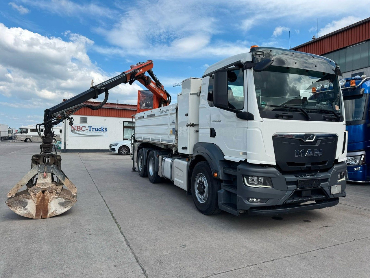 MAN TGS 26.470*ATLAS*MEILLER-KIPPER*HYDRO-DR*SPECIAL - Самосвал, Автоманипулятор: фото 1 MAN TGS 26.470*ATLAS*MEILLER-KIPPER*HYDRO-DR*SPECIAL - Самосвал, Автоманипулятор: фото 1