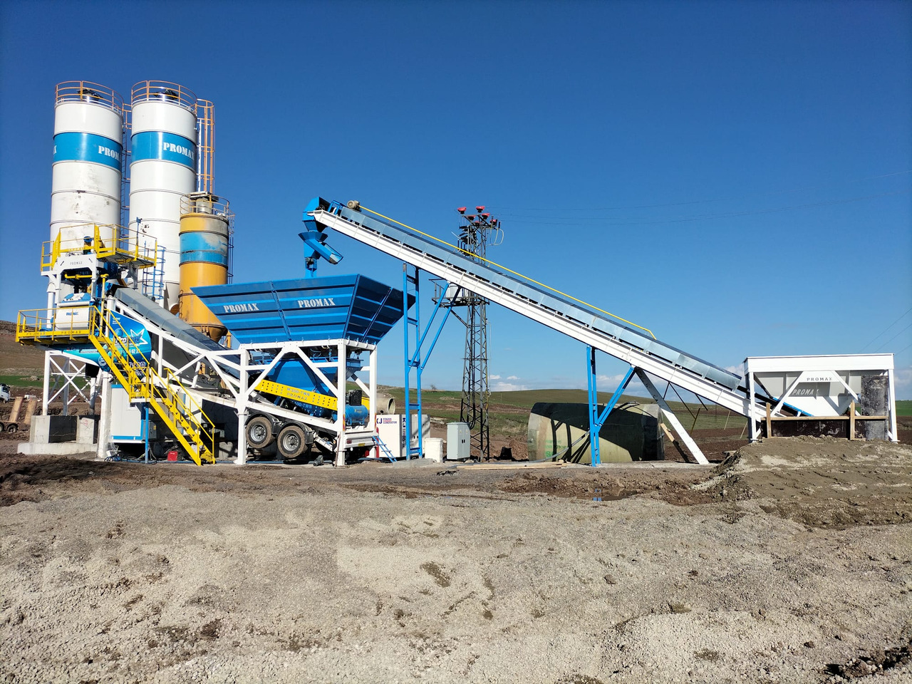 Новый Бетонный завод PROMAX MOBILE CONCRETE BATCHING PLANT M100-TWN (100m3/h): фото 9