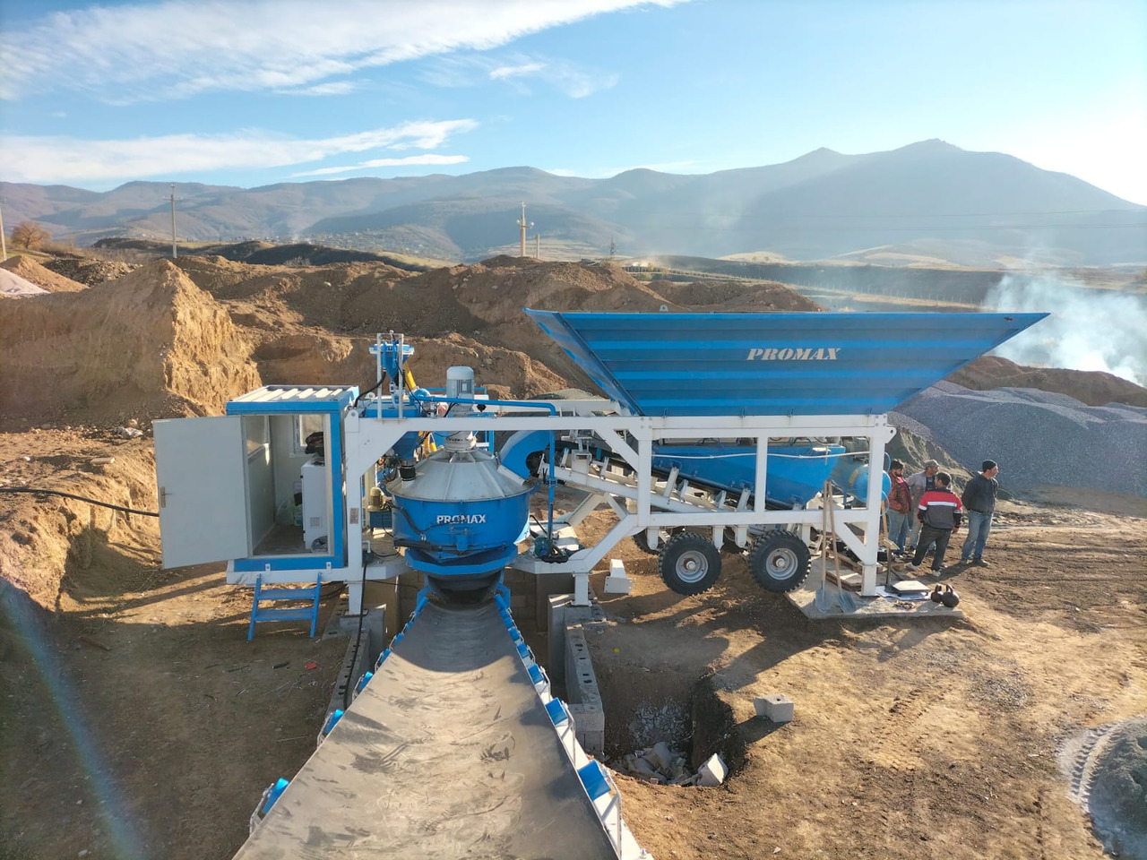 PROMAX MOBILE CONCRETE PLANT M35-PLNT (35M3/H) - Бетонный завод: фото 3 PROMAX MOBILE CONCRETE PLANT M35-PLNT (35M3/H) - Бетонный завод: фото 3