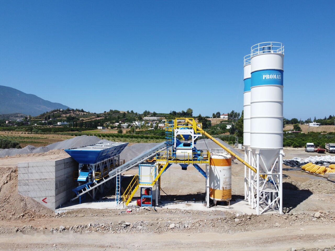 Promax Compact Concrete Batching Plant C100-TWN-LINE (100m3/h) - Бетонный завод: фото 2 Promax Compact Concrete Batching Plant C100-TWN-LINE (100m3/h) - Бетонный завод: фото 2