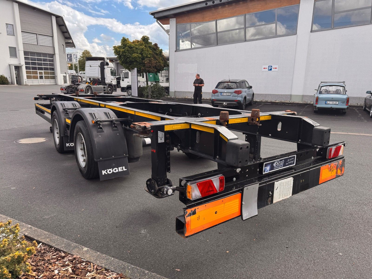 Kögel ZW 18 Lafette SAF Achsen 15.910kg Nutzlast - Прицеп-контейнеровоз/ Сменный кузов: фото 3 Kögel ZW 18 Lafette SAF Achsen 15.910kg Nutzlast - Прицеп-контейнеровоз/ Сменный кузов: фото 3