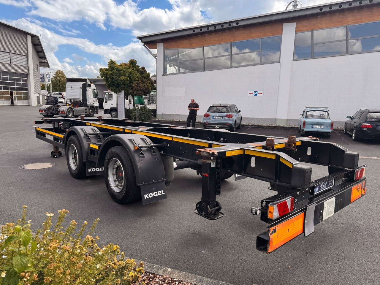 Kögel ZW 18 Lafette SAF Achsen 15.910kg Nutzlast - Прицеп-контейнеровоз/ Сменный кузов: фото 5 Kögel ZW 18 Lafette SAF Achsen 15.910kg Nutzlast - Прицеп-контейнеровоз/ Сменный кузов: фото 5