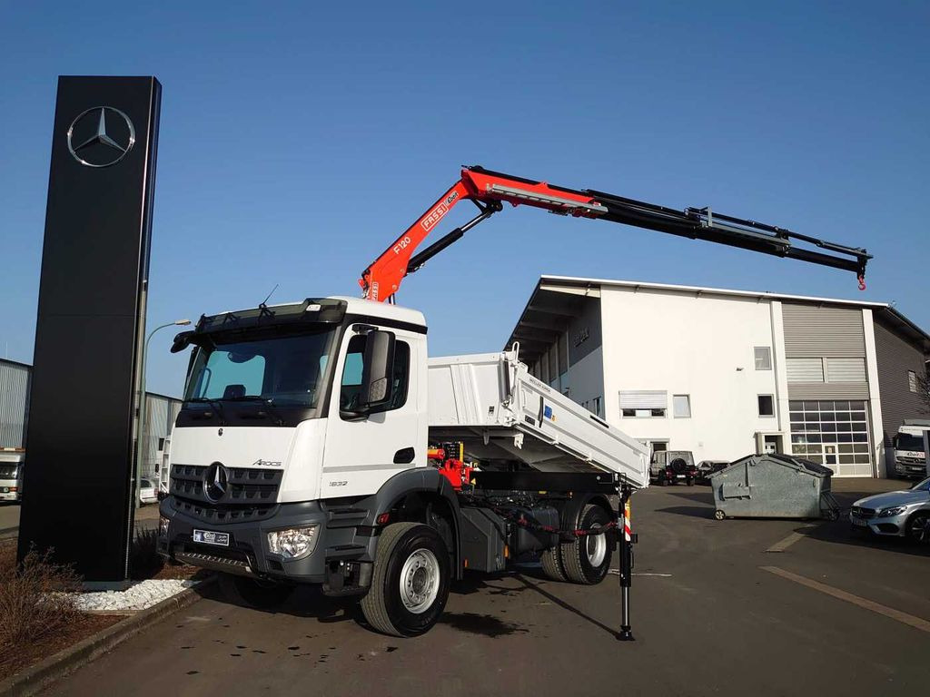 Mercedes-Benz Arocs 1832 KK 4x2 Kipper+Kran Fassi F120+Funk - Самосвал, Автоманипулятор: фото 2 Mercedes-Benz Arocs 1832 KK 4x2 Kipper+Kran Fassi F120+Funk - Самосвал, Автоманипулятор: фото 2