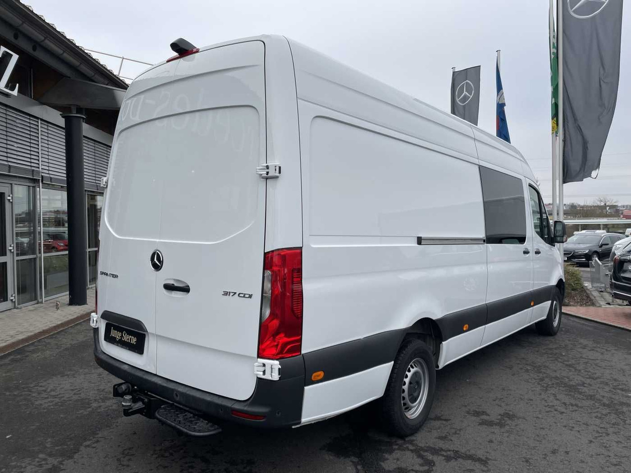 Пассажирский фургон Mercedes-Benz Sprinter 317 CDI DoKa/Mixto Autom AHK3,5 Klima: фото 6