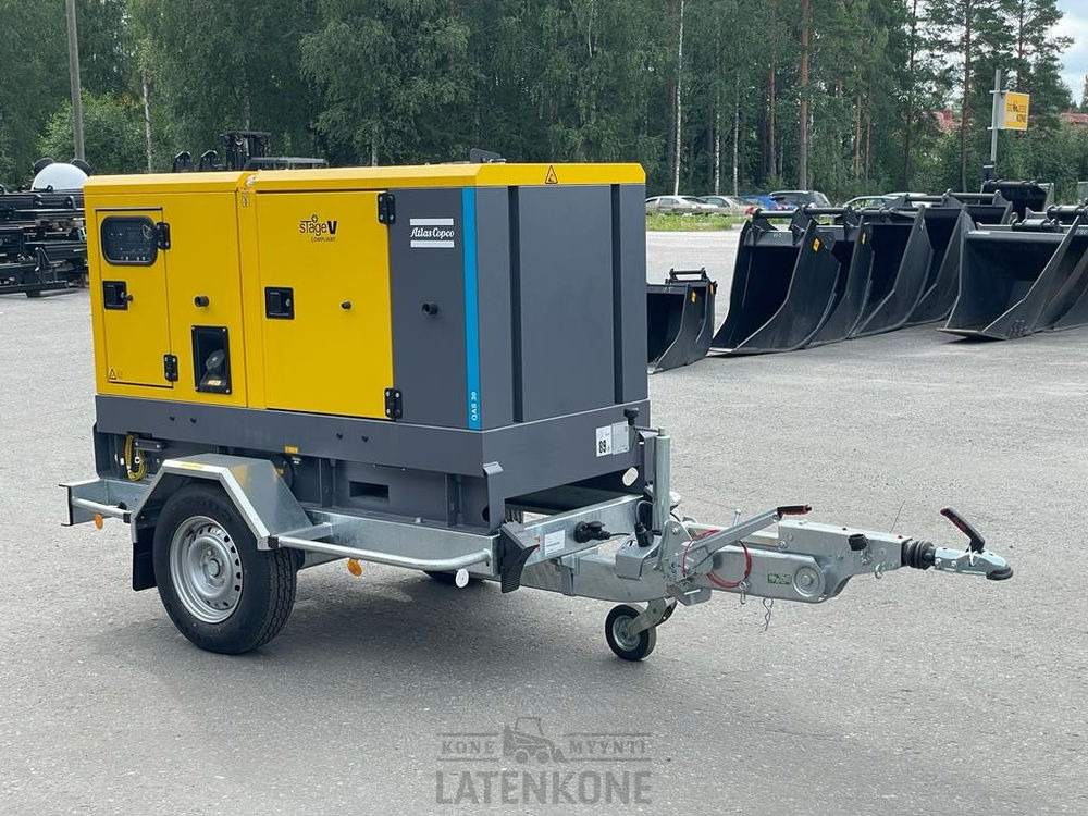 Atlas Copco QAS 30 50 Hz Generaattori StageV vetovarustuksella - Электрогенератор: фото 3 Atlas Copco QAS 30 50 Hz Generaattori StageV vetovarustuksella - Электрогенератор: фото 3