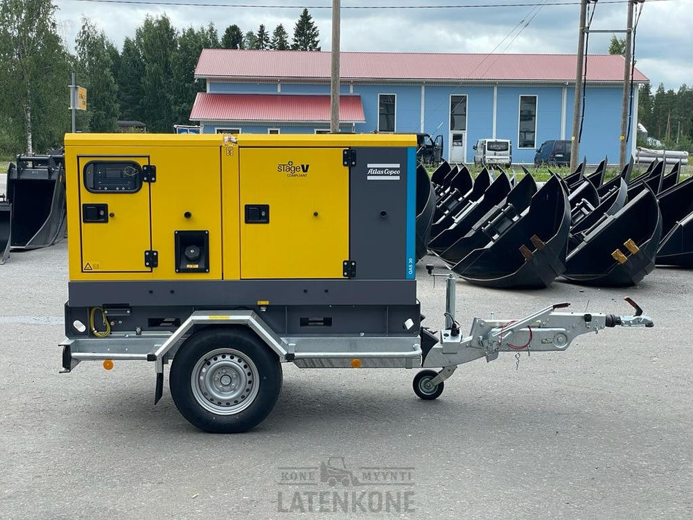 Atlas Copco QAS 30 50 Hz Generaattori StageV vetovarustuksella - Электрогенератор: фото 2 Atlas Copco QAS 30 50 Hz Generaattori StageV vetovarustuksella - Электрогенератор: фото 2