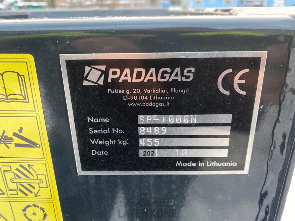 Разбрасыватель песка/ Соли Padagas Hiekoituskauha 1500L kapea | -20% alennuksessa!: фото 12