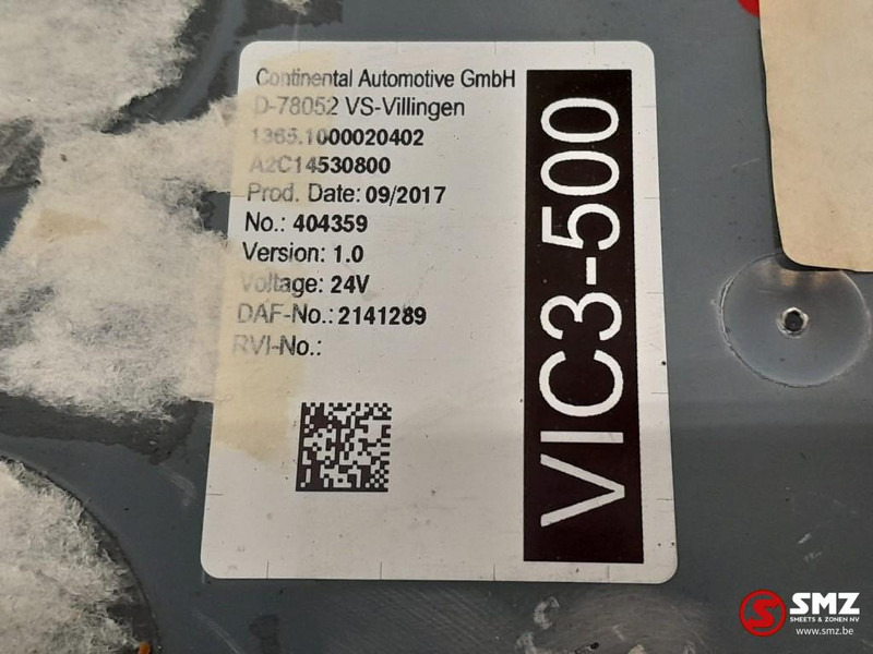 DAF Occ ECU VIC3-500 regeleenheid DAF - Блок управления для Грузовиков: фото 5 DAF Occ ECU VIC3-500 regeleenheid DAF - Блок управления для Грузовиков: фото 5