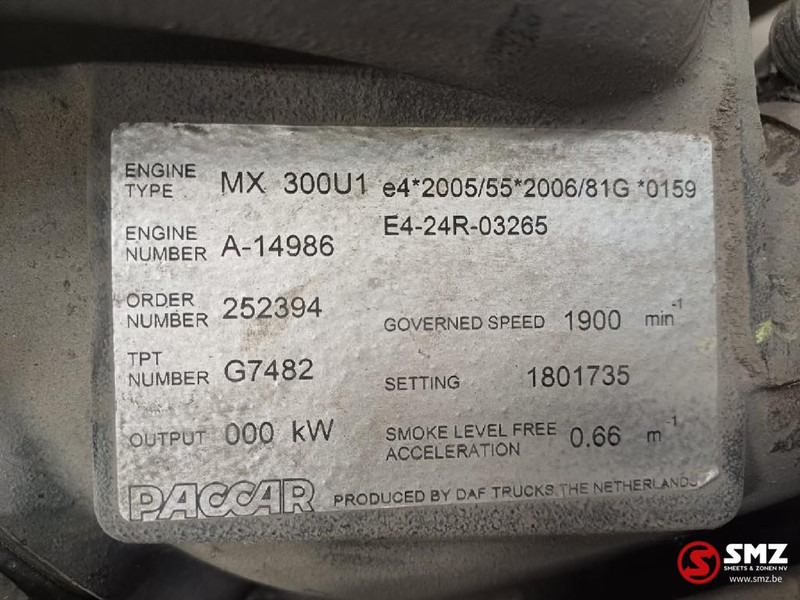 DAF Occ motor MX300KW DAF - Двигатель для Грузовиков: фото 5 DAF Occ motor MX300KW DAF - Двигатель для Грузовиков: фото 5