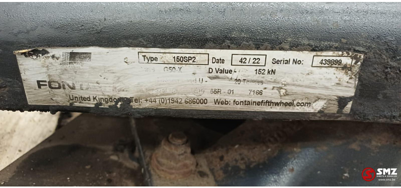 Diversen Occ koppelschotel 150SP2 Fontaine - Седло для Грузовиков: фото 5 Diversen Occ koppelschotel 150SP2 Fontaine - Седло для Грузовиков: фото 5