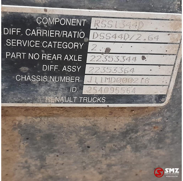 Renault Occ aandrijfas RSS1344D Renault - Приводный вал для Грузовиков: фото 5 Renault Occ aandrijfas RSS1344D Renault - Приводный вал для Грузовиков: фото 5