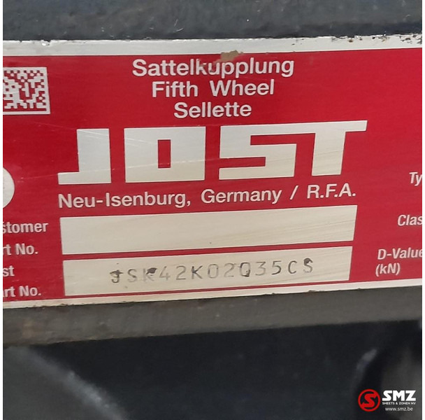 Jost Occ koppelschotel + montageplaat JSK40 Jost - Седло для Грузовиков: фото 5 Jost Occ koppelschotel + montageplaat JSK40 Jost - Седло для Грузовиков: фото 5
