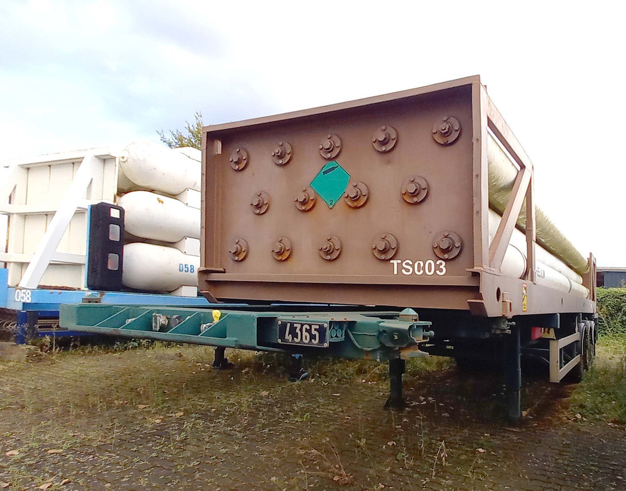 FRUEHAUF Gas tank tube semi-trailer used for compressed helium, hydrogen, Wasserstoff - Полуприцеп-цистерна: фото 2 FRUEHAUF Gas tank tube semi-trailer used for compressed helium, hydrogen, Wasserstoff - Полуприцеп-цистерна: фото 2