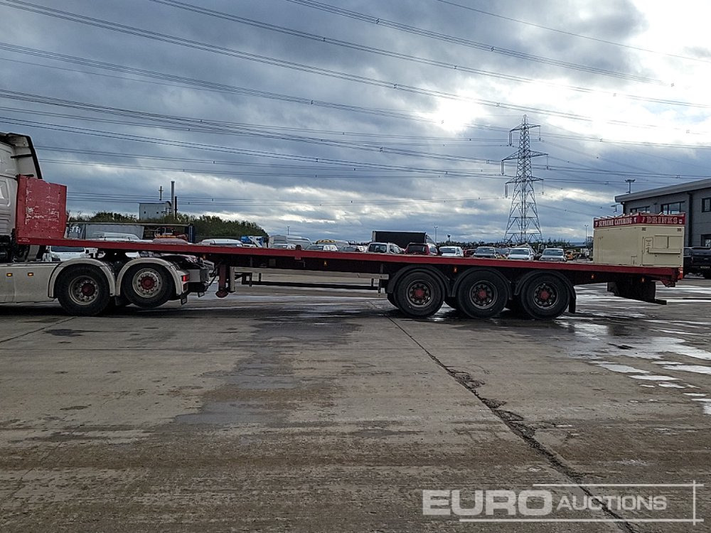2002 Montracon Tri Axle Flat Bed Trailer - Полуприцеп бортовой/ Платформа: фото 2 2002 Montracon Tri Axle Flat Bed Trailer - Полуприцеп бортовой/ Платформа: фото 2