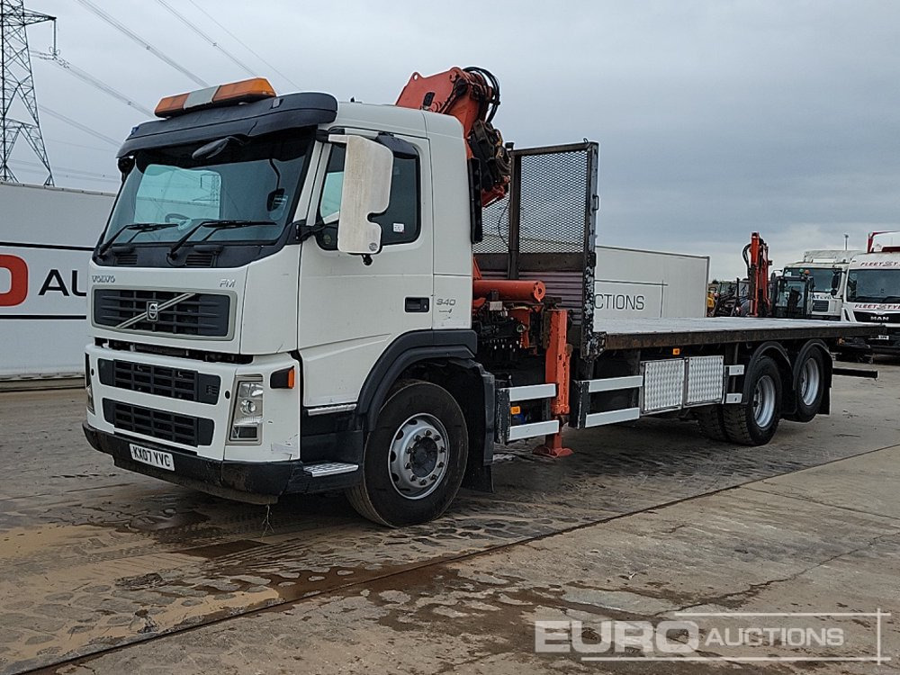 2007 Volvo FM340 - Грузовик бортовой/ Платформа: фото 1 2007 Volvo FM340 - Грузовик бортовой/ Платформа: фото 1