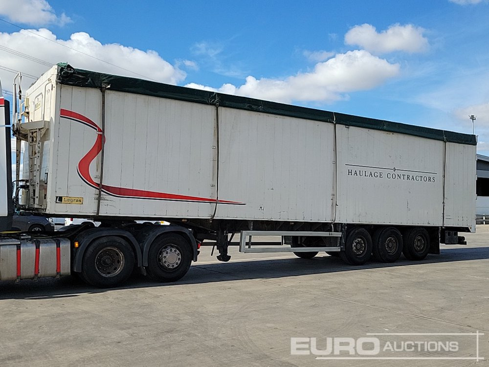 2008 Legras Tri Axle Bulk Walking Floor Trailer, Easy Sheet - Полуприцеп с подвижным полом: фото 1 2008 Legras Tri Axle Bulk Walking Floor Trailer, Easy Sheet - Полуприцеп с подвижным полом: фото 1