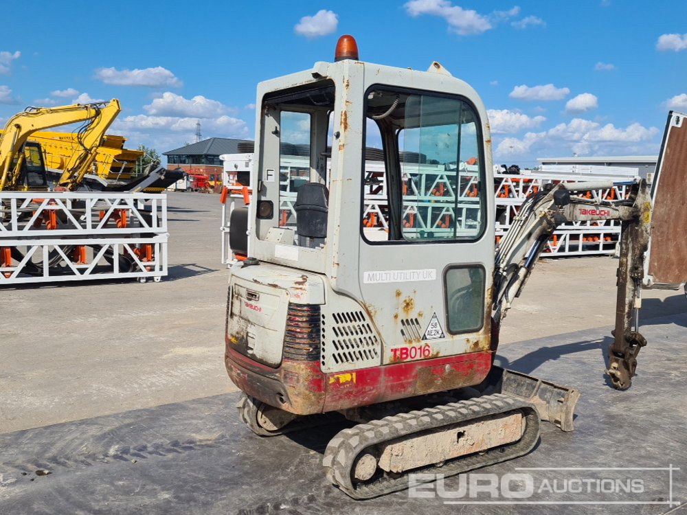 2011 Takeuchi TB016 - Мини-экскаватор: фото 5 2011 Takeuchi TB016 - Мини-экскаватор: фото 5