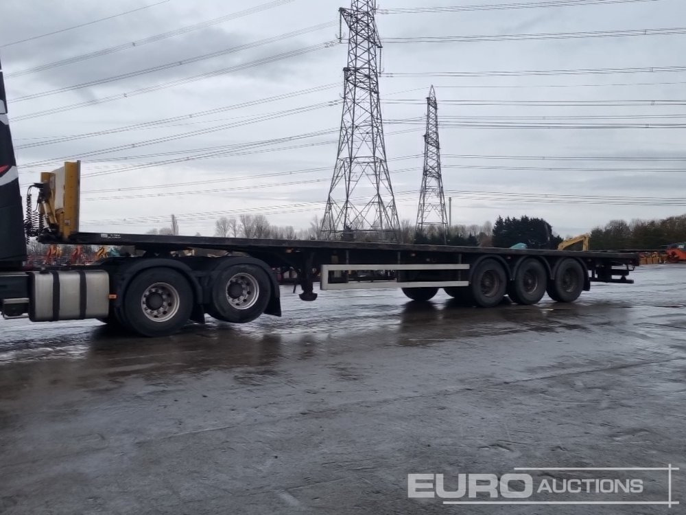 2012 Don-Bur Tri Axle Flat Bed Trailer - Полуприцеп бортовой/ Платформа: фото 1 2012 Don-Bur Tri Axle Flat Bed Trailer - Полуприцеп бортовой/ Платформа: фото 1