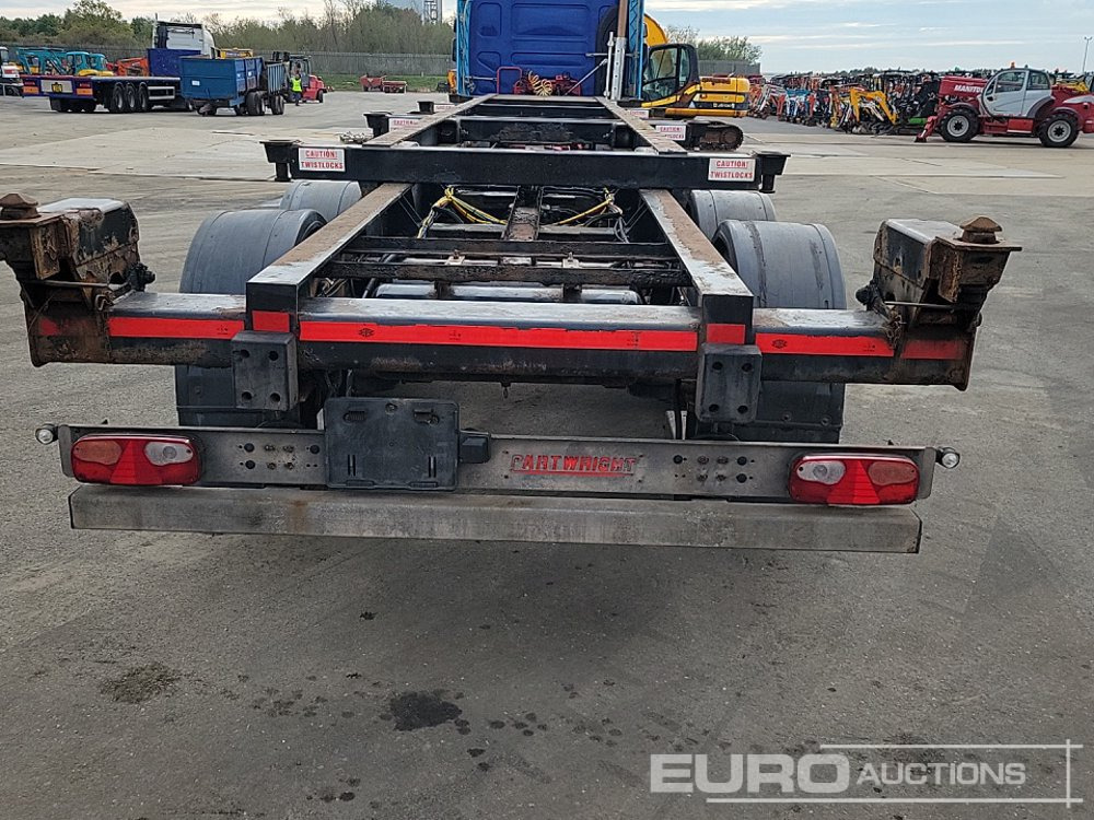 2013 Cartwright Tri Axle Skeleton Trailer, Twist & Lock - Полуприцеп бортовой/ Платформа: фото 4 2013 Cartwright Tri Axle Skeleton Trailer, Twist & Lock - Полуприцеп бортовой/ Платформа: фото 4