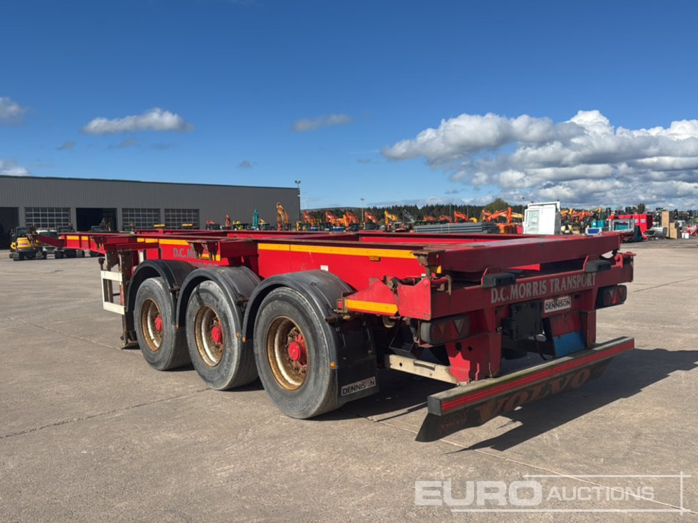 2013 Dennison Tri Axle Skelly Trailer - Полуприцеп-контейнеровоз/ Сменный кузов: фото 3 2013 Dennison Tri Axle Skelly Trailer - Полуприцеп-контейнеровоз/ Сменный кузов: фото 3