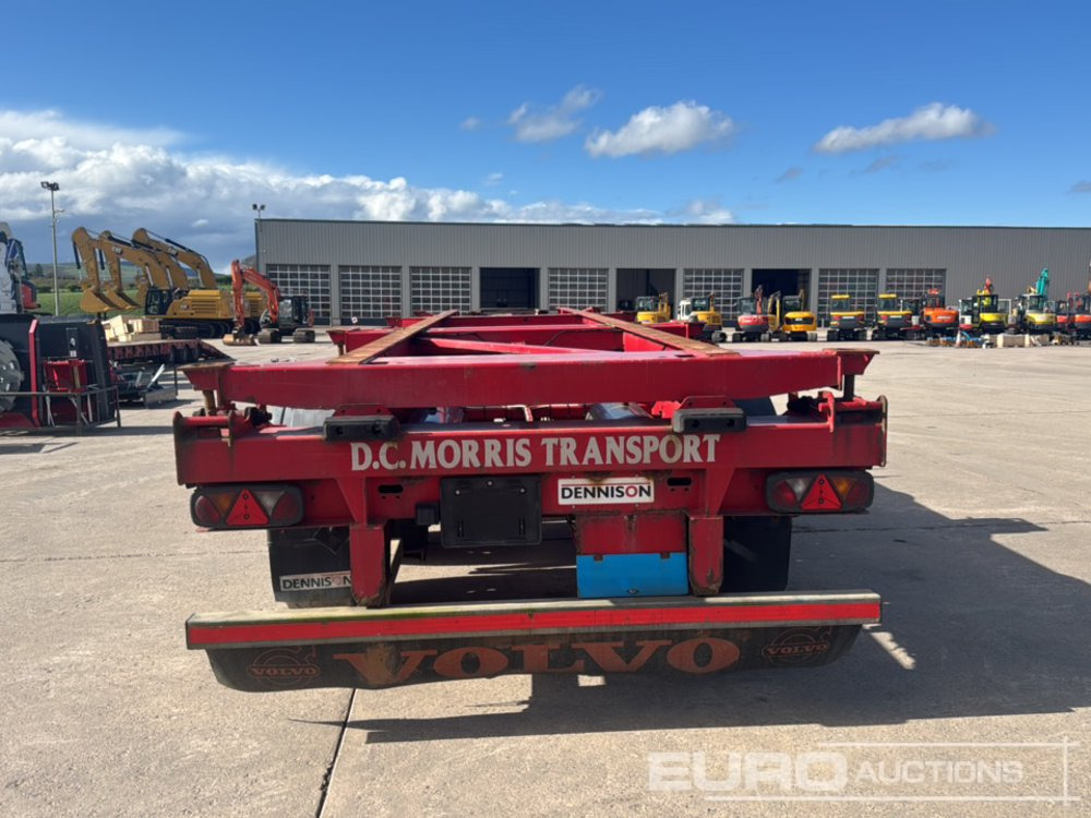 2013 Dennison Tri Axle Skelly Trailer - Полуприцеп-контейнеровоз/ Сменный кузов: фото 4 2013 Dennison Tri Axle Skelly Trailer - Полуприцеп-контейнеровоз/ Сменный кузов: фото 4