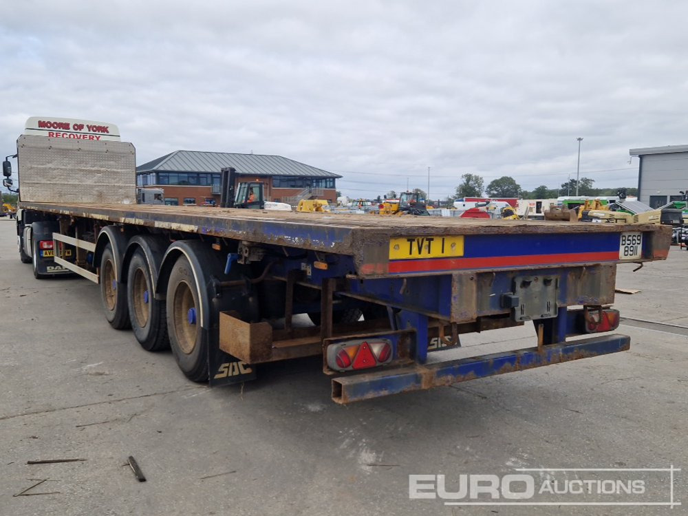 2013 SDC Trailer Tri Axle Flatbed Trailer, Twist Locks - Полуприцеп бортовой/ Платформа: фото 3 2013 SDC Trailer Tri Axle Flatbed Trailer, Twist Locks - Полуприцеп бортовой/ Платформа: фото 3